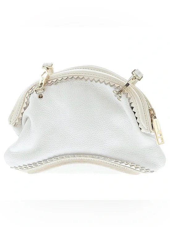 Burberry Prorsum 🌟RARE🌟 White Leather Tassel Adjustable Crossbody Bag - Picture 3 of 5